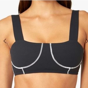 WeWoreWhat Corset Bandeau Bra in Black